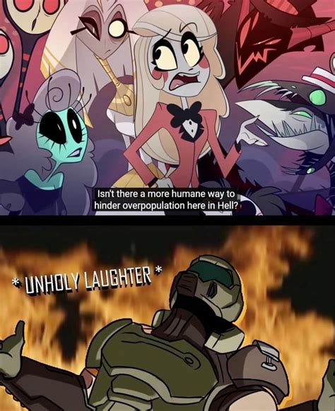 doom x hazbin hotel